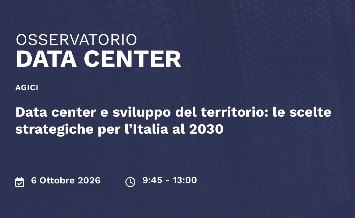 Data center e sviluppo del territorio: le scelte strategiche per l’Italia al 2030